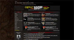 Desktop Screenshot of doom-metal.com